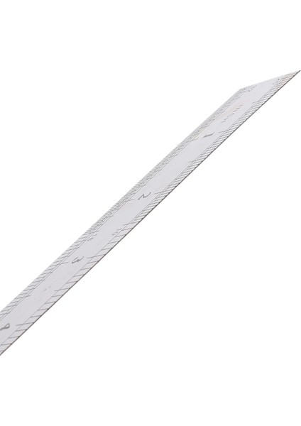 Paslanmaz Çelik Çift Taraflı Ölçü Doğru Kenar Cetvel 60CM Gümüş (Yurt Dışından)