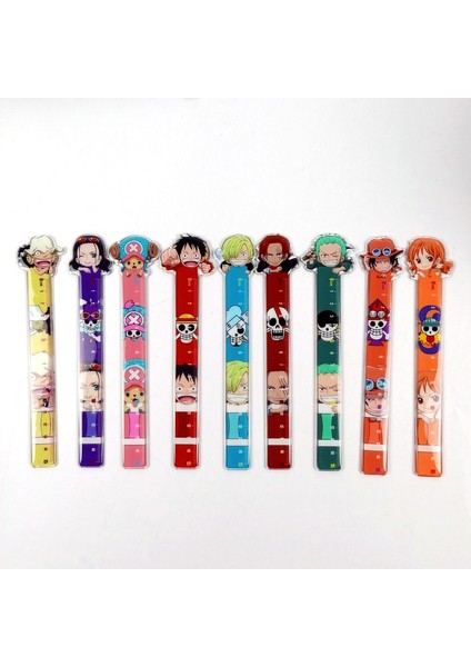 No.2 Tarzı Bir Parça Hükümdarlar Çizgi Dizi Anime Düz Cetvel Luffy Zoro Chopper Sevimli Okul Malzemeleri Öğrenci Kırtasiye Tasarım Malzemesi Kawaii (Yurt Dışından) fiyatları