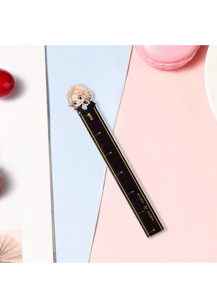 OSS20230TR8 Stili Anime Tokyo Revengers Yan Ürünler Ryuguuji Ken Sano Manjiro Ölçüm Üçgen Düz Cetveller Ofis Okul Kırtasiye (Yurt Dışından) indirimleri