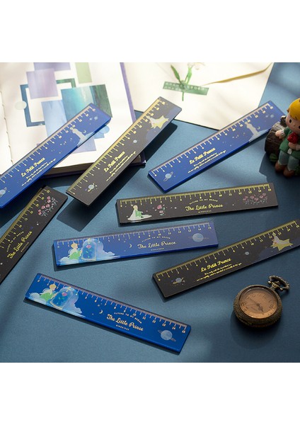 D Stili 15CM Küçük Prens'in Gül Bronzlaşma Akrilik Cetvel Bullet Journal Aksesuarları Ölçme Çizim Estetik Kore Ofis Malzemeleri (Yurt Dışından) fiyatları