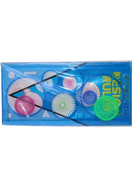 Kumral Tarzı Ofis Kırtasiye Tasarım Malzemeleri Milyon Çiçek Cetvel Yuvarlak Cetvel Geometri Çizim Şablon Cetvel Spirograf Geometrik Cetvel (Yurt Dışından)