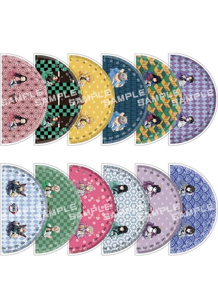 No.20 Tarzı Demon Slayer Yöneticiler Seti Anime Cetvel Düz Çizgi Karikatür Kawaii Çalışma Kırtasiye Günlüğü Yazma Malzemeleri Okul Kamado Tanjirou (Yurt Dışından) indirimleri