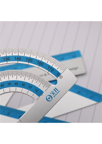 Üçgen Cetvel Yeşil Stil Uv Alüminyum Alaşımlı Cetvel Çizim Ölçüm Geometri Üçgen Cetvel Düz Kenarlı Cetvel Pergel Çeşitli Cetveller (Yurt Dışından) fırsatları