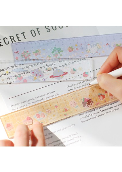 No.2 Tarzı Sevimli Şeker Çilek Gezegen Ölçek Mükemmel Kitap Ayraçları Okul Öğrencileri Yaratıcı Kırtasiye Hediye (Yurt Dışından) indirimleri