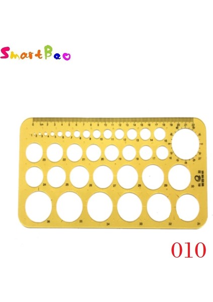 No.4 Tarzı Çizim Şablonu Cetvel Daire Çizim Şablonu Çeşitli Daireler Içerir Mimarlar Için (Yurt Dışından) fiyatları