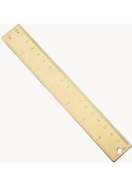 18CM Cetvel Stili Xıanqın 18CM Metal Düz Cetvel Pirinç Üçgen Cetvel Porsu Seti Ofis Okul Malzemeleri Mağaza Tedarikleri (Yurt Dışından)