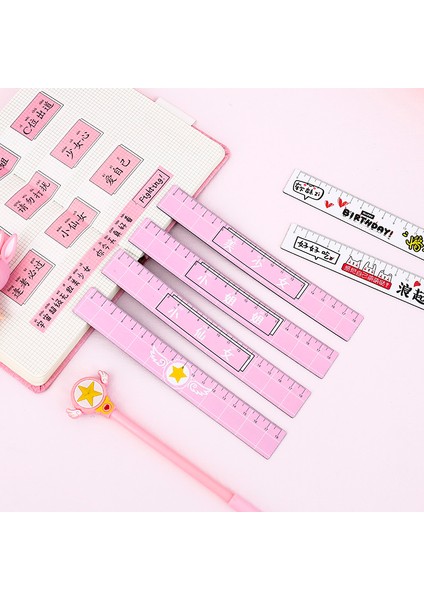 1 Adet Tasarım 4 Stil 18CM Sevimli Manyetik Flamingo Düz Cetvel Okul Için Şirin Şablon Ölçek Çizim Cetveli - Kore Ofis Malzemeleri (Yurt Dışından) modelleri