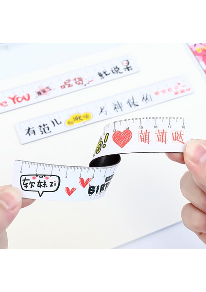 1 Adet Tasarım 4 Stil 18CM Sevimli Manyetik Flamingo Düz Cetvel Okul Için Şirin Şablon Ölçek Çizim Cetveli - Kore Ofis Malzemeleri (Yurt Dışından) fırsatları