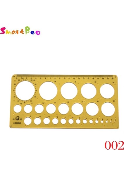 No.4 Tarzı Çizim Şablonu Cetvel Daire Çizim Şablonu Çeşitli Daireler Içerir Mimarlar Için (Yurt Dışından) fırsatları