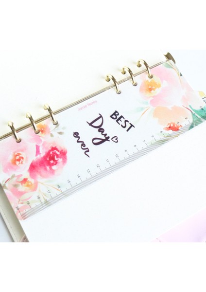 Toplam 3 Adet A6 Stili Domikee Sevimli Çiçek Desenli 6 Delikli Kitap Ayraç Cetveli, Spiral Defter Için Ince Dosya Planlayıcı Indeks Ayraç Aksesuarları, A5A6 (Yurt Dışından) indirimleri