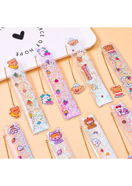 Stil 7 Stil Yağ Kum Miknatis Kitap Ayarlayıcı Öğrenme Kolye Olcu Multifonksiyonel Kolye Boyama Olcu 15CM (Yurt Dışından) fiyatları