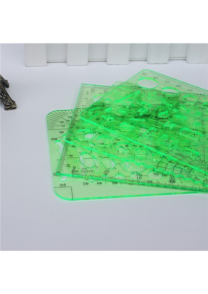 M 4318 Stili 1pc Mühendislik Çizim Cetveli Öğe Tasarım Eğri Şablon Cetvel Ofis ve Okul Boyama Ölçme Araçları (Yurt Dışından) indirimleri