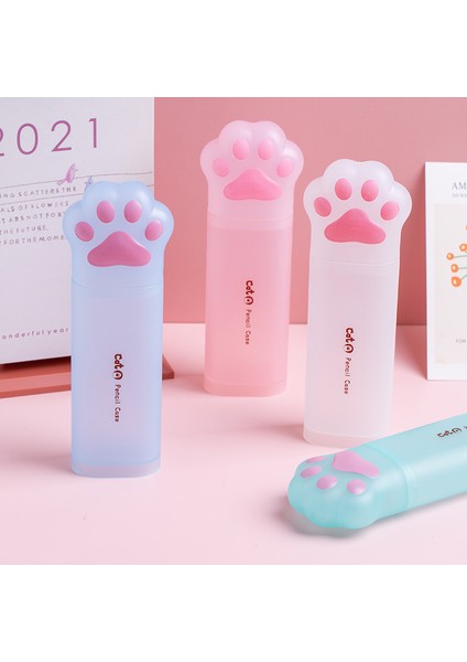 Mavi Stil 3D Kalem Kutusu Saklama Kutusu Sevimli Pembe Kedi Pati Çizgi Film Kalem Çantası Okul Kızı Kawaii Kırtasiye Hediye Kılıfı Silgi Tutucu Tr (Yurt Dışından) modelleri