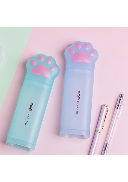 Mavi Stil 3D Kalem Kutusu Saklama Kutusu Sevimli Pembe Kedi Pati Çizgi Film Kalem Çantası Okul Kızı Kawaii Kırtasiye Hediye Kılıfı Silgi Tutucu Tr (Yurt Dışından) fırsatları