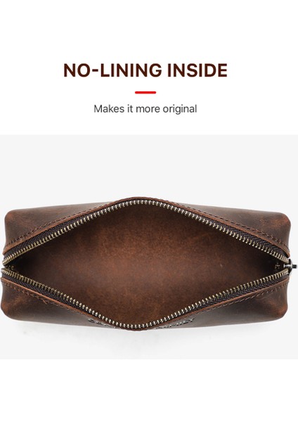 Kahve Stili Aile Vintage Gerçek Deri Okul Kalem Kutuları Kızlar Erkekler Yetişkinler Depolama Kalemler Kılıf Tutucu Kırtasiye Çantaları (Yurt Dışından) indirimleri