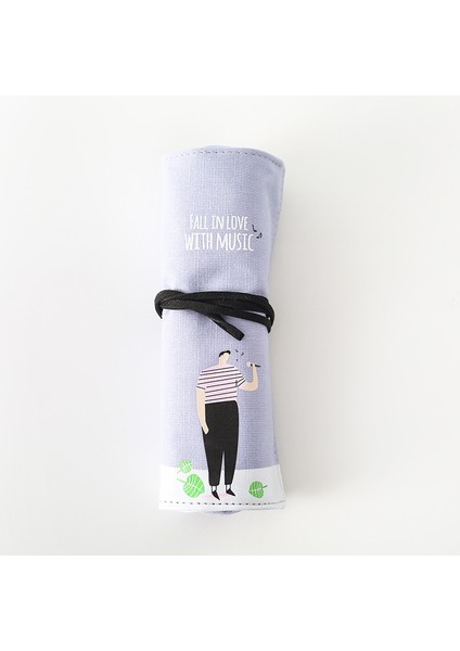 Model-04 Stili Sevimli Kedi Desenli Kalem Kutusu Kawaii Tuval Kalemlik Kızlar Erkekler Minik Kalem Kutusu Yaratıcı Kalem Kutusu Kırtasiye Malzemeleri (Yurt Dışından)
