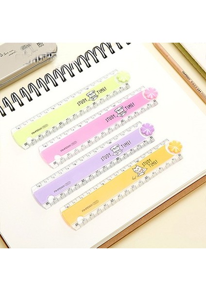 Mor Tarzı 30CM Yeni Sevimli Kawaii Çalışma Zamanı Renkli Katlanabilir Cetvel Çok Fonksiyonlu Dıy Çizim Cetveli Çocuklar Öğrenciler Ofis Okul Kırtasiye Için (Yurt Dışından) modelleri