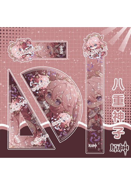 No.5 Tarzı Anime Oyun Hükümdarlar Çizgi Roman Çarpışma Cetveli Kawaii Figür Çalışma Animasyon Aksesuarları Nötr Yazma Malzemeleri Kırtasiye (Yurt Dışından)