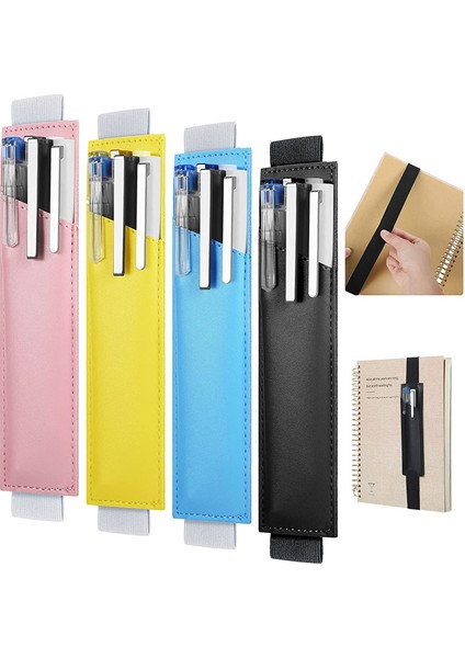 D Stili Ayarlanabilir Lastik Band Kalemtutucu Renkli Pu Deri Kalem Kılıfı Lastik Defter Kalemtutucu Inç Ayrılabilir (Yurt Dışından) modelleri