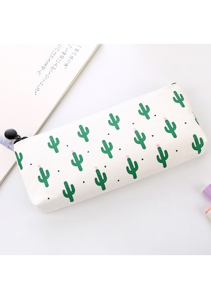 No.15 Tarzı Sevimli Kawaii Tuval Kalem Kutusu Yüksek Kapasiteli Kalem Çantaları Kızlar Hediye Okul Malzemeleri Kore Ofis Malzemeleri (Yurt Dışından)