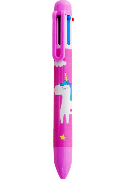 1 Adet Tarzı Çizgi Film Unicorn Kalem Kutusu Kızlar Için Sevimli Kırtasiye Seti Kalem Çantası ile Cetvel Silgi Çocuk Hediye Ofis Okul Malzemeleri (Yurt Dışından)
