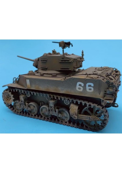 AF35S60 1/35 M5 Erken Dönem, Bear In Jinmen (Lımıted) Zırhlı Aracı Demonte Plastik Maketi