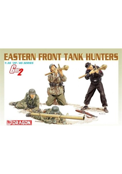 6279 1/35 Ölçek Doğu Ön Cephe Tank Avcıları Asker Figürleri Plastik Model Kiti