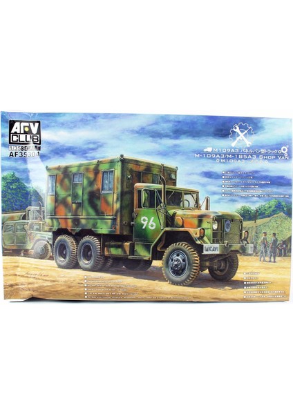 Afv Club AF35304 1/35 M109A3 Konteyner Kasalı Askeri Kamyon Demonte Plastik Maketi