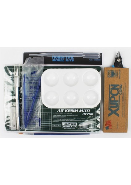 Hobbytime HT061 Maket Için El Aletleri Seti, 8 Parça