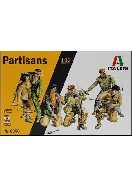 6556S 1/35 Direnişçi Figürleri Demonte Plastik Maketi