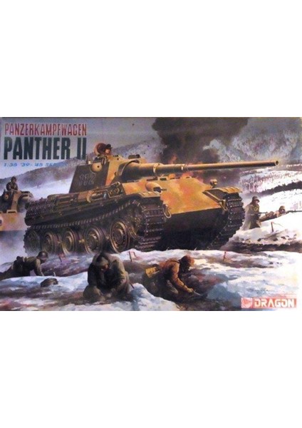 6027 1/35 Ölçek Panzerkampwagen Panther Iı Tankı Plastik Model Kiti