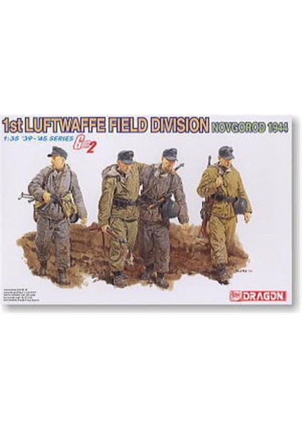 6274 1/35 Ölçek 1.luftwaffe Piyade Tümeni (Novgorod 1944) Asker Figürleri Plastik Model Kiti