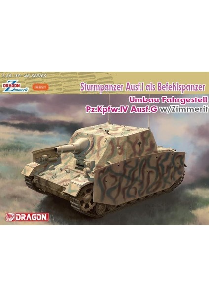 6819 1/35 Ölçek, Sturmpanzer Ausf.I Obüs Topu Plastik Model Kiti