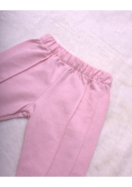 Kız Erkek Bebek Esnek Çizgi Detaylı Tayt modelleri