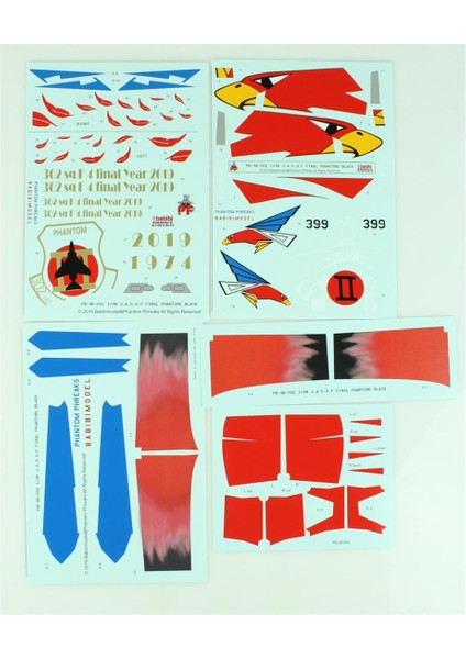 PB48002 1/48 Jasdf F4-Ej Son Samuray Siyah Phantom Özel, Dekal Çıkartma fiyatları