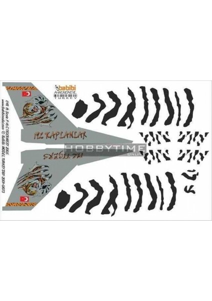 DBT01073 1/48 F-16C, Tigermeet 2005, Dekal Çıkartma