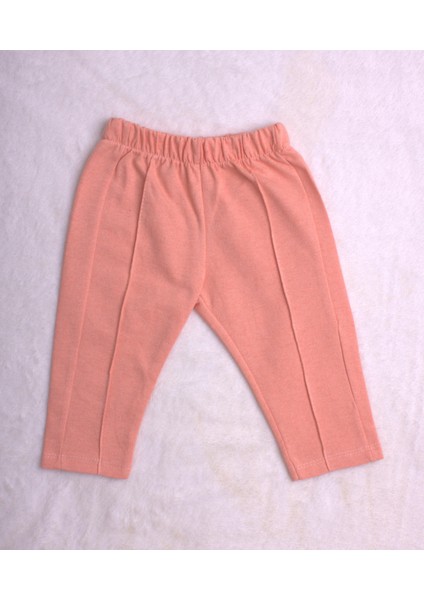 Kız Erkek Bebek Esnek Çizgi Detaylı Tayt