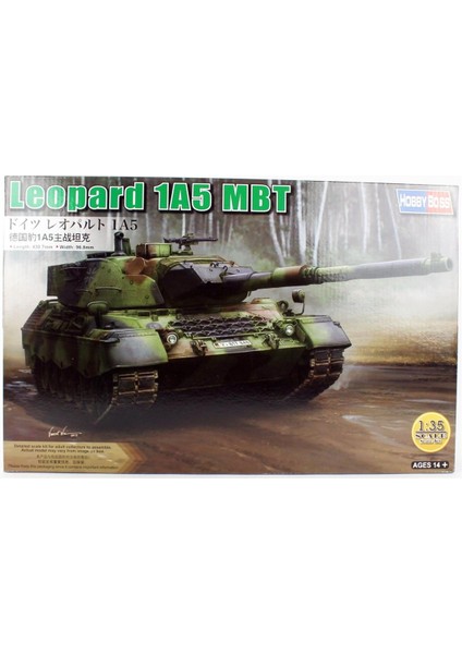 Hobbyboss 84501 1/35 Leopard 1A5 Ana Muhabere Tankı Plastik Model Kiti