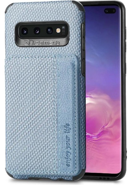 Samsung Galaxy S10 Artı Komple Kamera Güvenlik Manyetik Kart Rfıd Için Kılıf (Yurt Dışından)