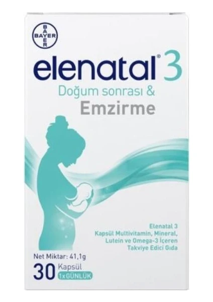 Elenatal 3 30 Kapsül