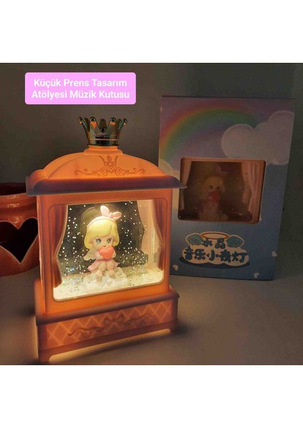 Kar Küresi Müzik Kutusu Otomatik Işıklı Müzikli