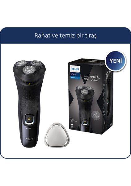 3000X Serisi Islak & Kuru Elektrikli Tıraş Makinesi -  X3021/00