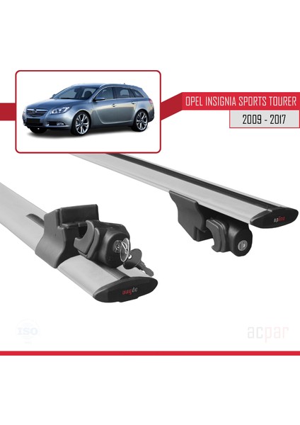 Opel Insignia Sports Tourer 2009-2017 Arası İle Uyumlu Hook Model Ara Atkı Tavan Barı Gri 2 Adet indirimleri