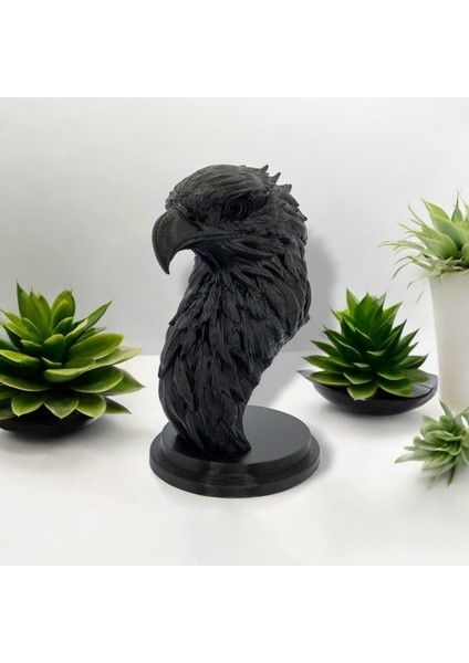 Dekoratif Kartal Heykeli Kartal Biblosu Ev ve Ofis Dekoru 25cm