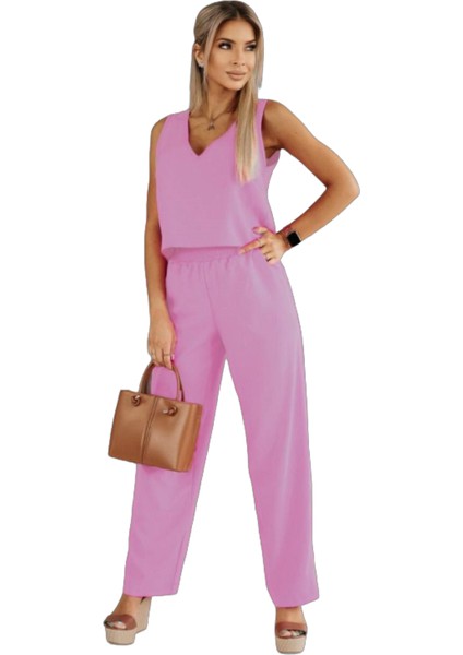 Üstü Kolsuz V Yaka Bluz Iki Iplik Takım fiyatları