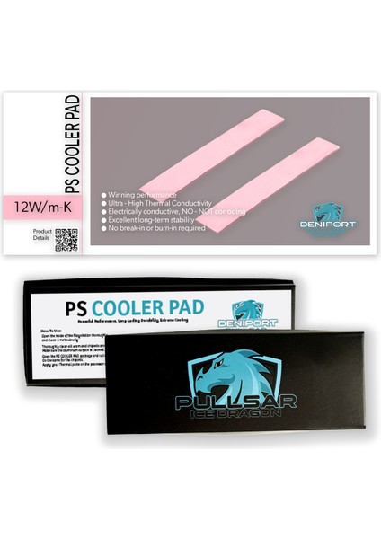 Pscooler Pad - (2cmx10cm) 1.00MM 12W/M-K Playstation Thermal/termal Soğutucu