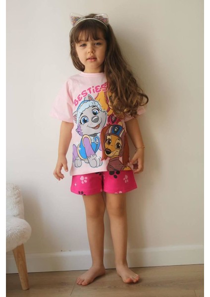 Minigimin Cicileri Besties Desen Yazlık Kız Çocuk 2 Li Takım - Pembe fiyatları