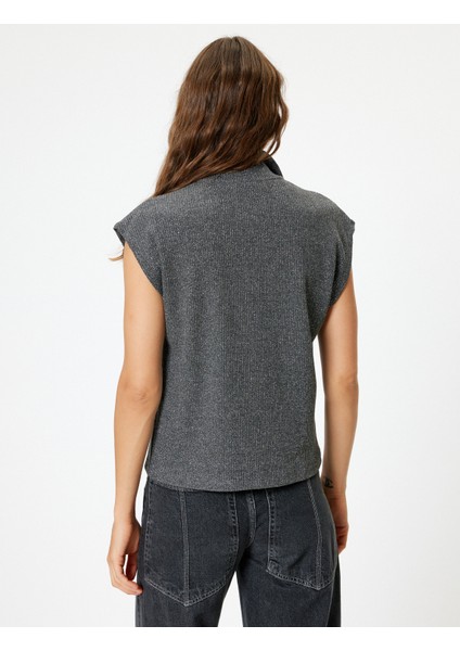 Yarım Fermuarlı Süveter Dik Yaka fırsatları