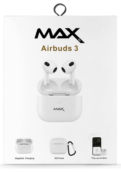 Airbuds 3/ Pro 3 Bluetooth Kulak Içi Kulaklık Silikon Hediyeli