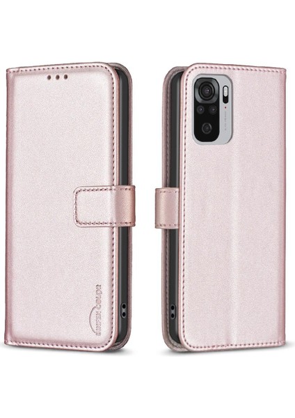 Xiaomi Redmi Not 10 Için Flip Case 4g Cüzdan Iş Çoklu Kart Yuvası Kılıf (Yurt Dışından)